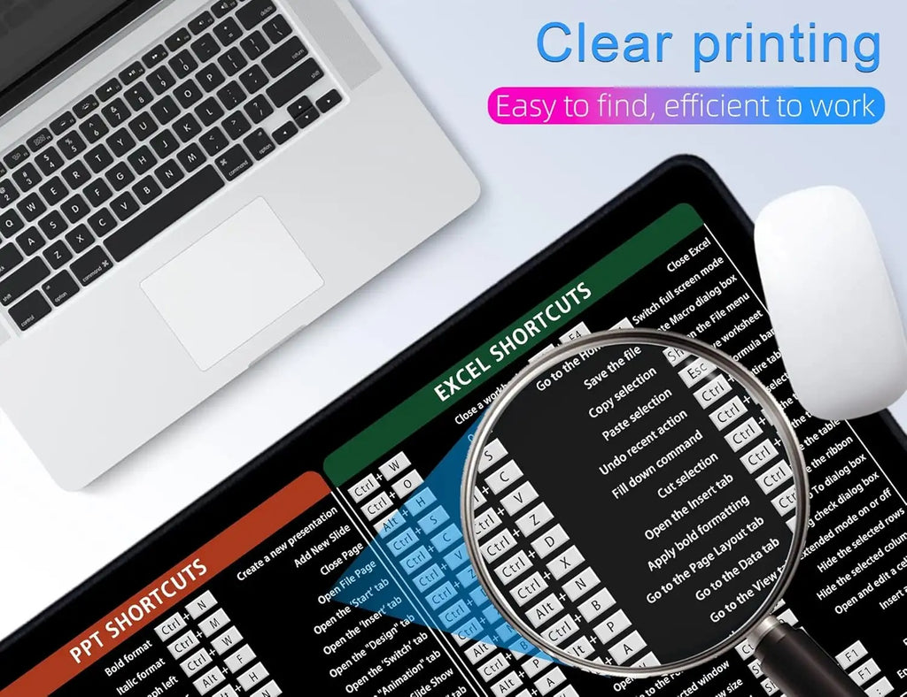 Grand tapis de souris version française