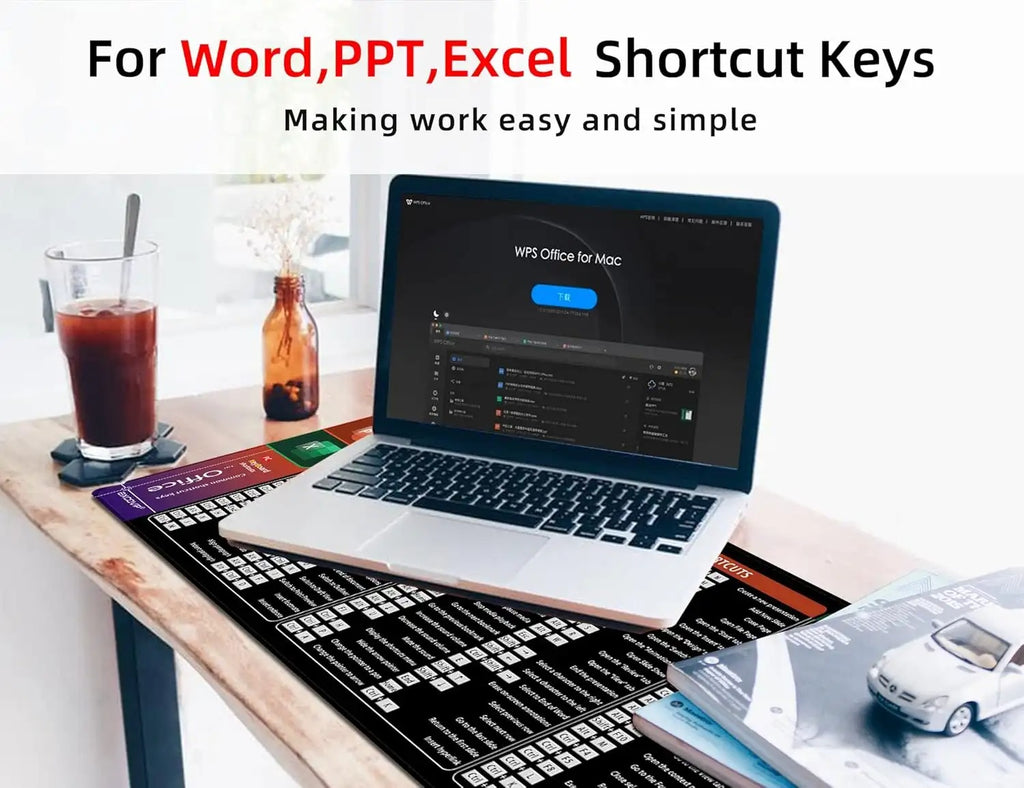 Grand tapis de souris version française